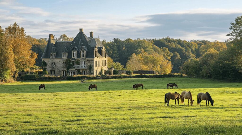 L’écrin architectural de Michel Sardou : un manoir historique où galopent les chevaux